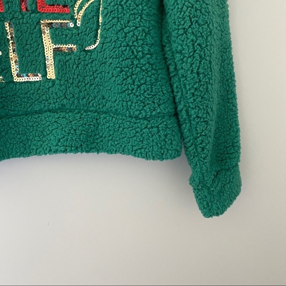 Wallflower Fuzzy & Soft Christmas Green Women Ugly Sweater - Size Small - Picture 6 of 11